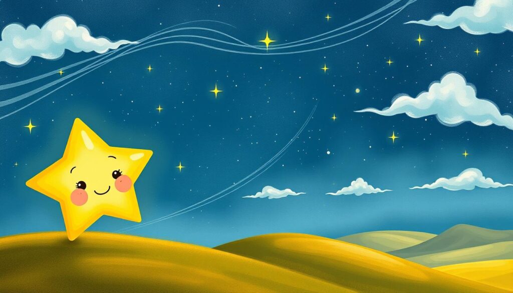 Star personification in children's poetry