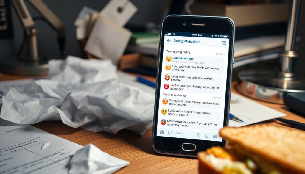 Texting etiquette mistakes